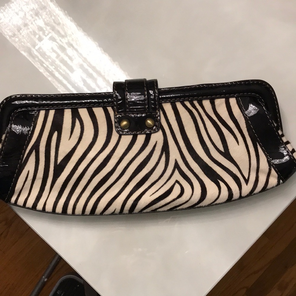 Rafe Clutch Zebra Print. - image 3